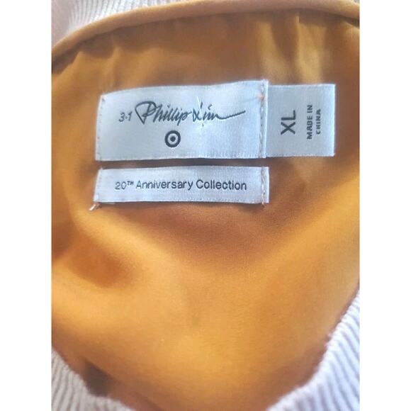 Phillip Lim w/Target XL Rust Blue Animal Print Long Sleeve Art To Wear Top - Picture 8 of 8